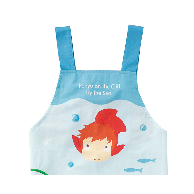 Kitchen and tableware - Ponyo under the sea Apron 85x100 cm - Ponyo on the Cliff