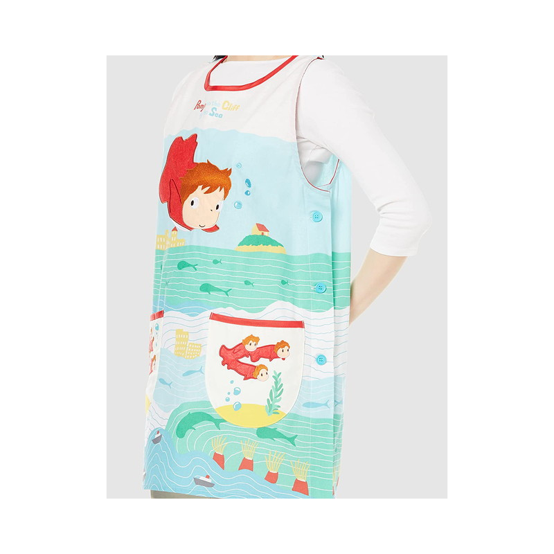 Cuisine et vaisselle - Tablier Plein de Ponyos 84x61,5 cm - Ponyo sur la falaise