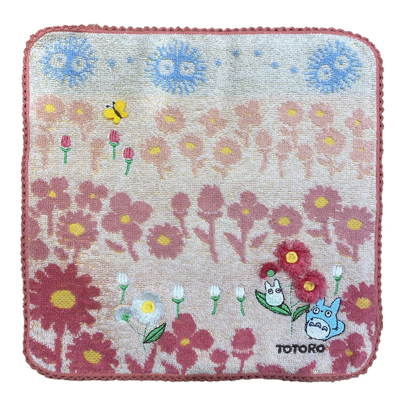 Household linen - Mini Towel Spring Flowers 25x25 cm - My Neighbor Totoro