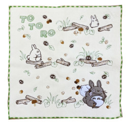 Ropa de hogar - Mini toalla del rastro de Totoro 25x25 cm - Mi vecino Totoro
