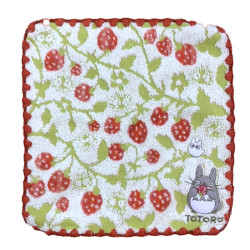 Ropa de hogar - Mini toalla Bosque de fresas 25x25 cm - Mi vecino Totoro