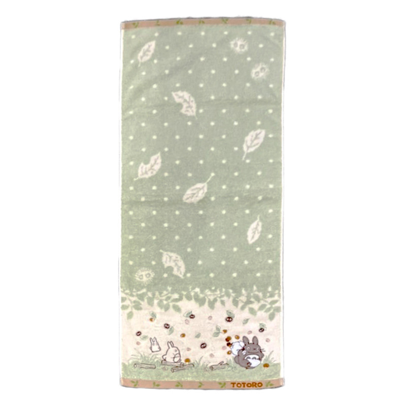 Linge de maison - Serviette Sentier de Totoro 34x80 cm - Mon Voisin Totoro
