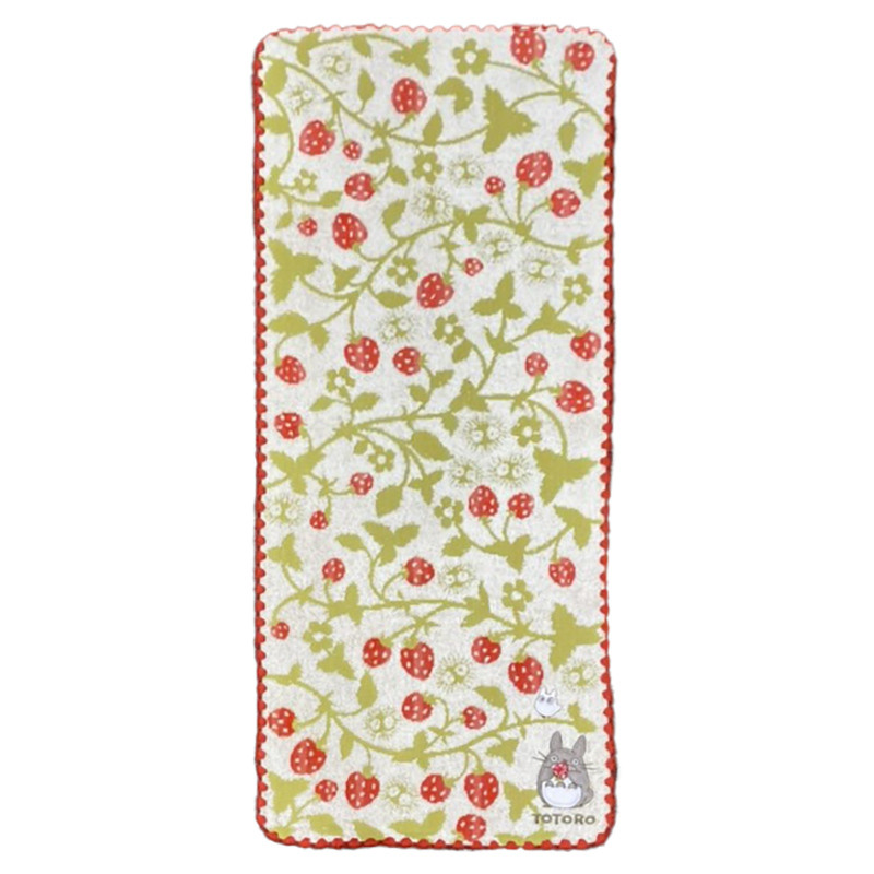 Ropa de hogar - Toalla Bosque de fresas 34x80 cm - Mi vecino Totoro