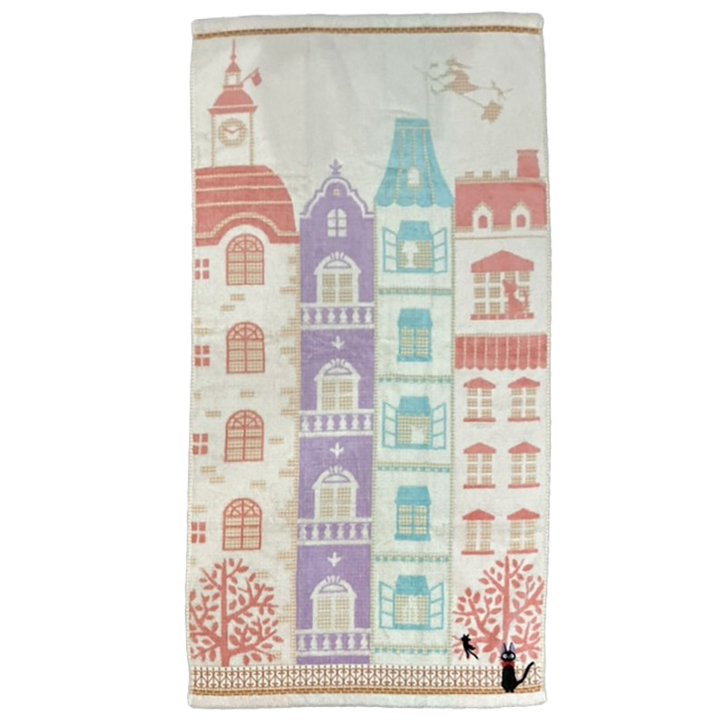 Household linen - Towel Gallery of windows 60x120 cm - Kiki’s Delivery Service