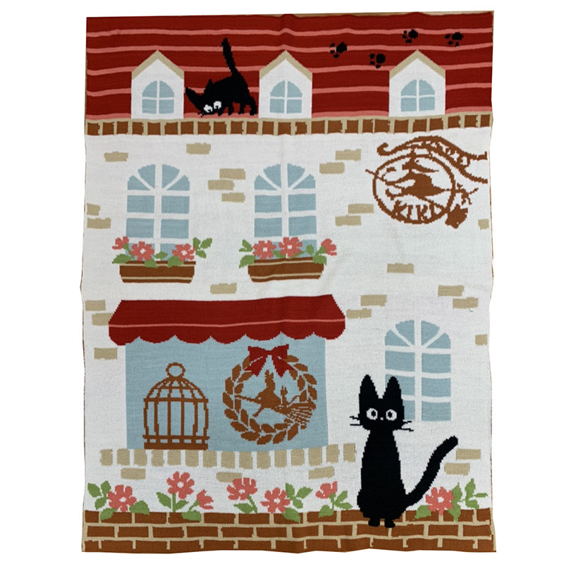 Household linen - Blanket Jiji in front of the house - Kiki’s Delivery Service