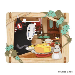Paper Theaters - Paper Theater Wood Style No Face’s dessert - Spirited Away