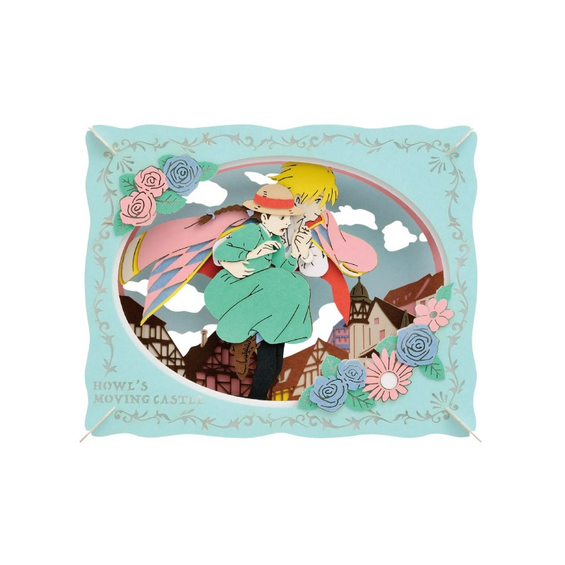 Paper Theaters - Paper theater Hauru & Sophie in the sky - Howl’s Moving Castle