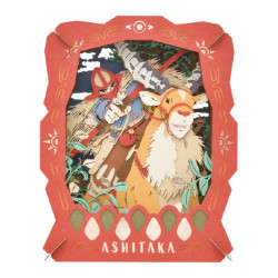 Paper Theaters - Paper Theater Ashitaka & Yakul - Princess Mononoke
