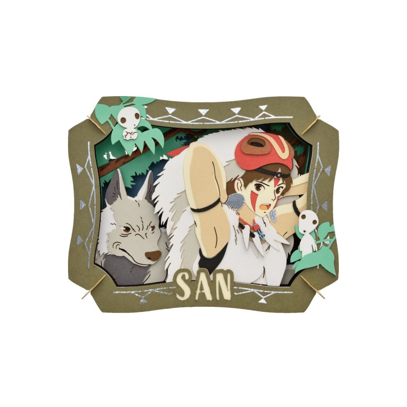 Paper Theaters - Paper theater San - Princess Mononoke