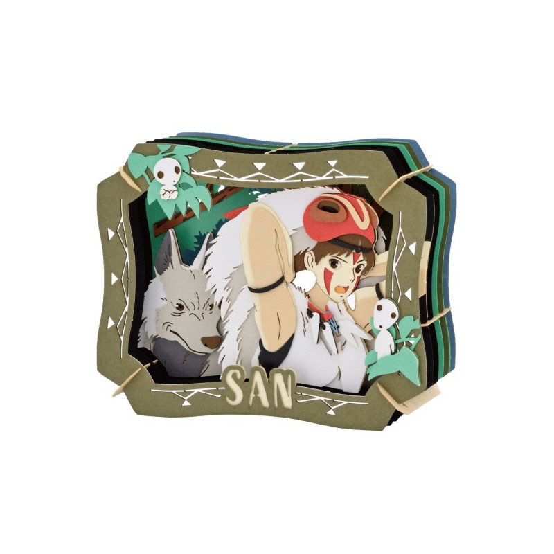 Paper Theaters - Paper theater San - Princess Mononoke
