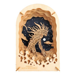 Paper Theaters - Paper Theater Wood Style Night Walker - Princess Mononoke