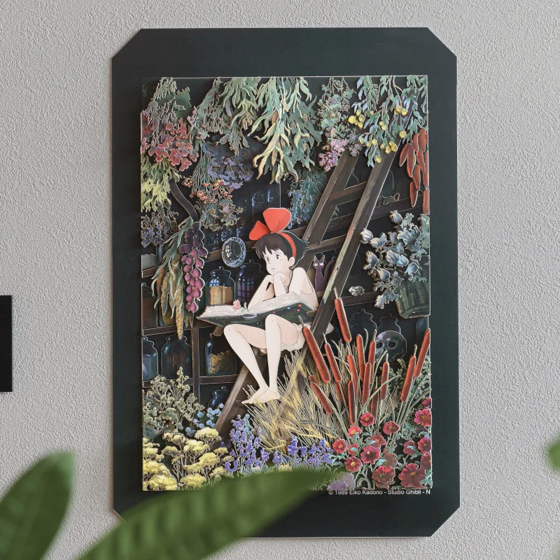 クリアファイル Kiki Studio Ghibli Kiki's Delivery Service PAPER SHADOW ART