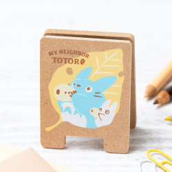Small equipment - Wooden clip Blue & White Totoro - My Neighbor Totoro