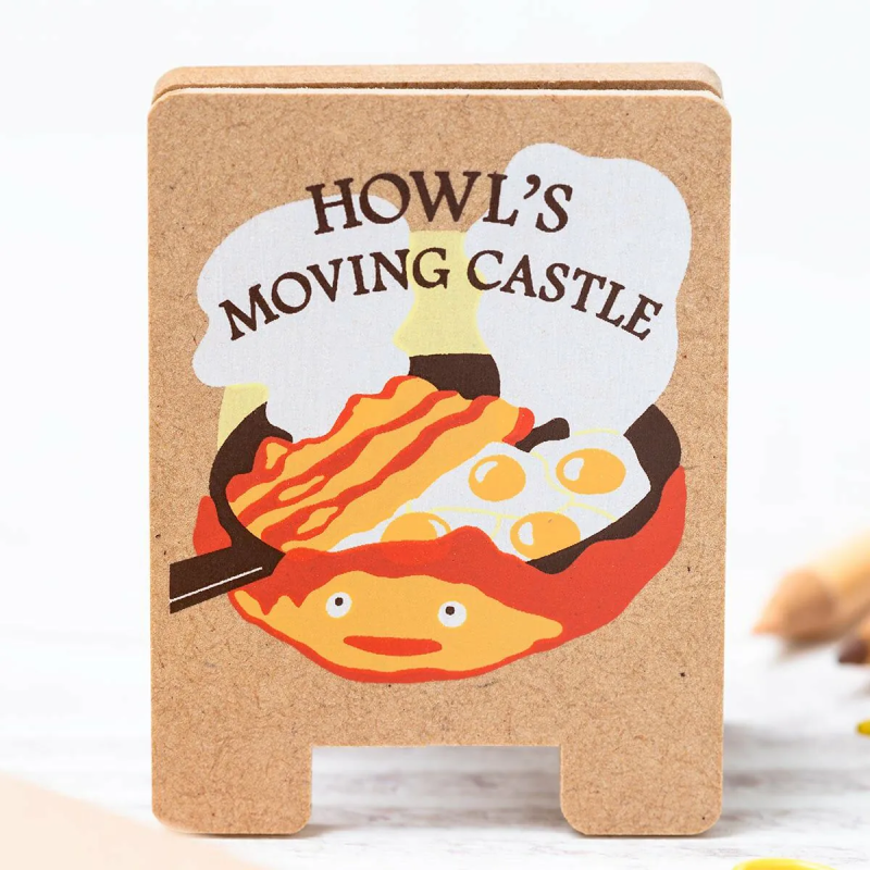 Small equipment - Wooden clip Calcifer, bacon & egg - Howl's Moving Castle