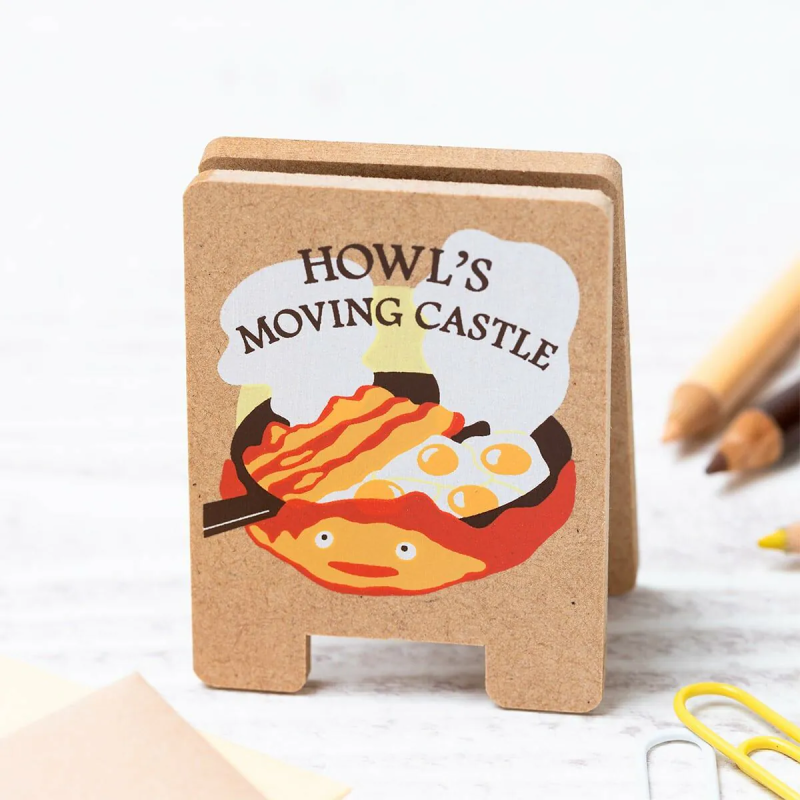 Small equipment - Wooden clip Calcifer, bacon & egg - Howl's Moving Castle