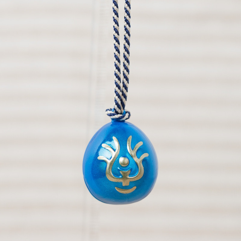 Strap Netsuke flying stone - Castle in the sky