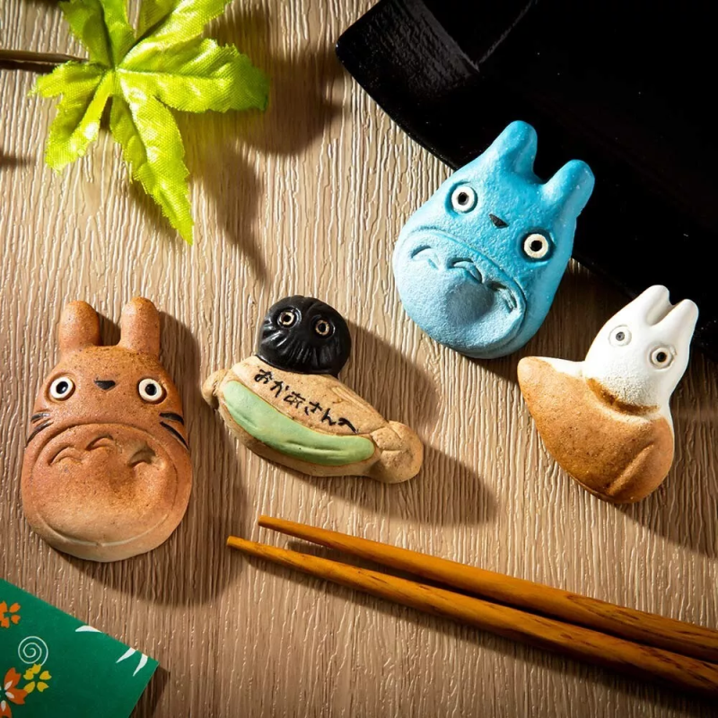 Cuisine et vaisselle - Set de 4 Repose-baguettes Shigaraki - Mon Voisin Totoro