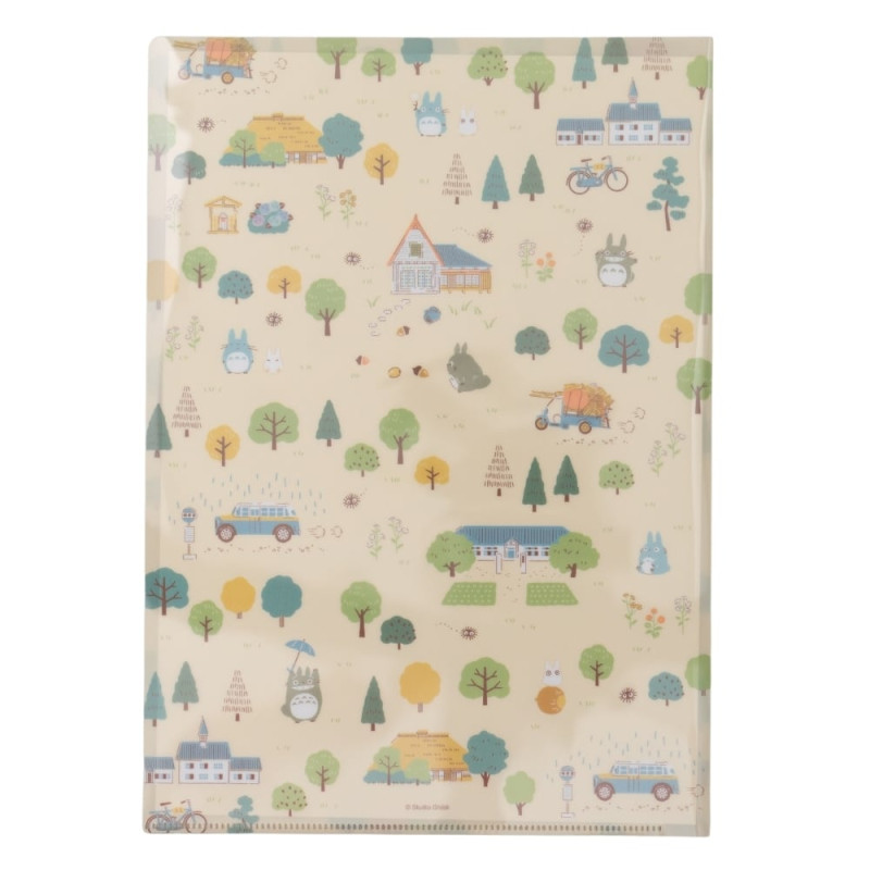 Storage - A4 Size Clear Folder Totoro Forest deep colour - My Neighbor Totoro