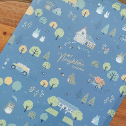 Storage - A4 Size Clear Folder Totoro Forest light colour - My Neighbor Totoro
