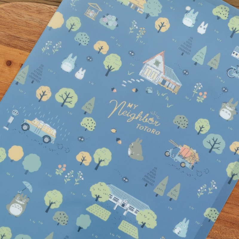 Archivadores - Carpeta A4 Bosque de Totoro - color claro Mi vecino Totoro