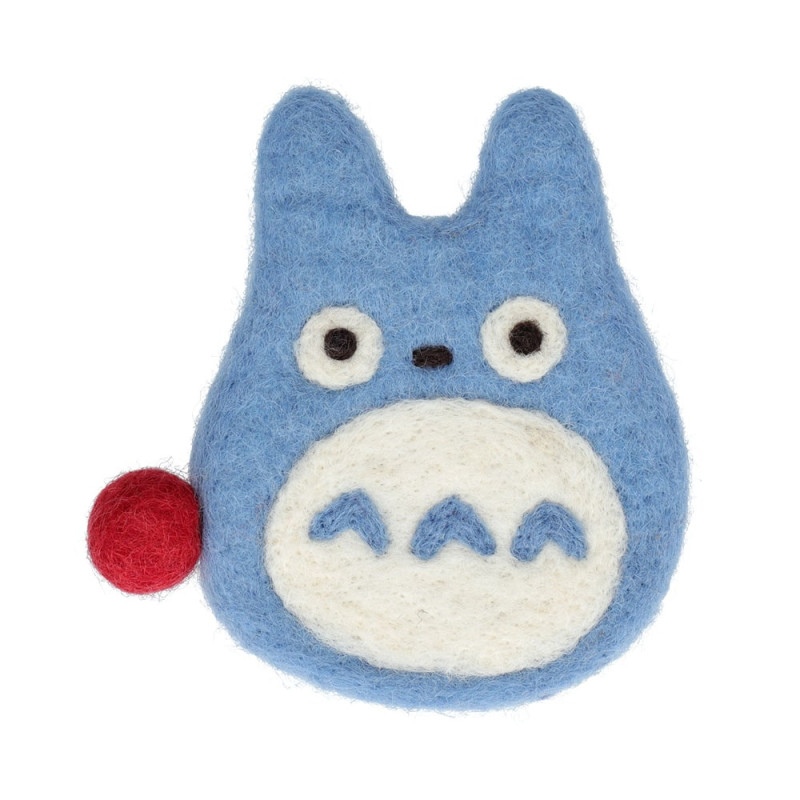 Kitchen and tableware - Handmade Wool Coaster Middle Totoro - My Neighbor Totoro