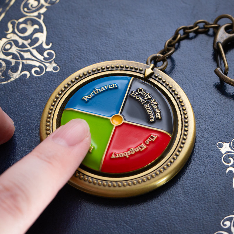 Llaveros - Llavero metálico Disco mágico - El castillo ambulante