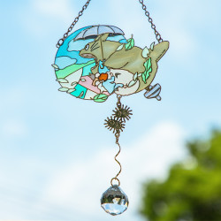 Décoration - Attrape-soleil vitrail Totoro - Mon Voisin Totoro
