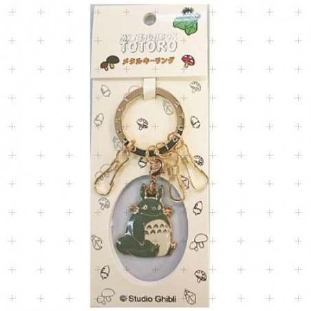 PORTE-CLÉS TOTORO GRIS METAL JL31 – MON VOISIN TOTORO