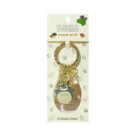 Porte-Clés - Porte-Clés Métal Totoro Gris Sourire – Mon Voisin Totoro