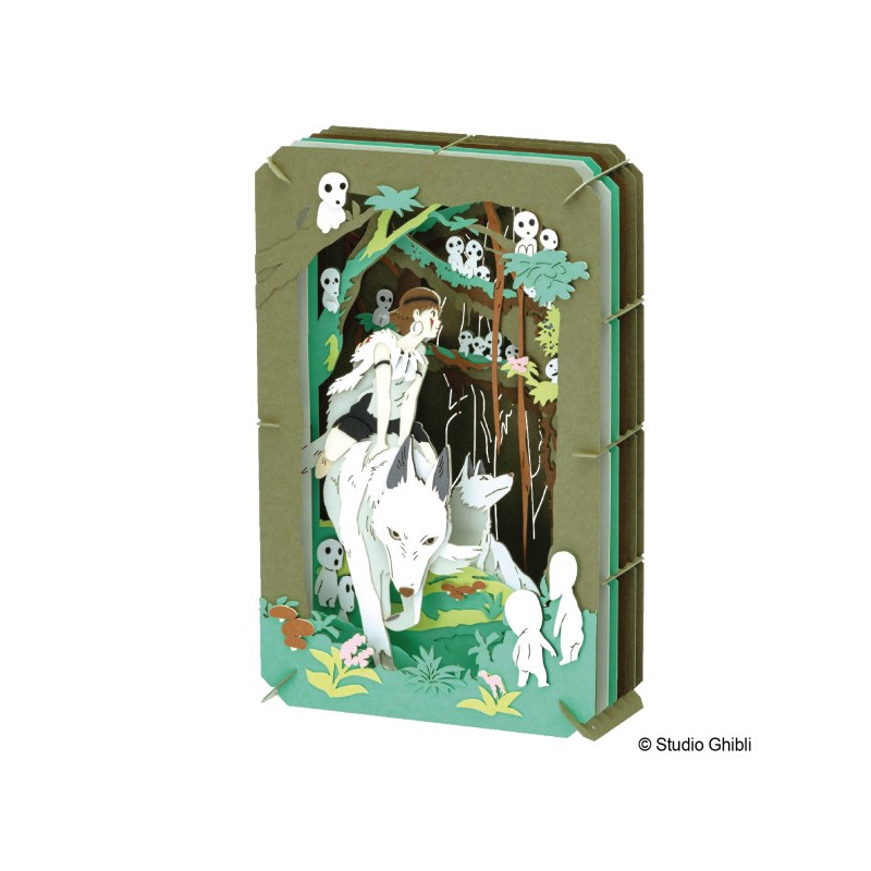 Théâtres de papier - Théâtre de papier la forêt où vivent les Kodama - Princesse Mononoké