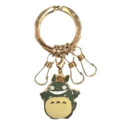Porte-Clés - Porte-Clés Métal Totoro Gris Sourire – Mon Voisin Totoro