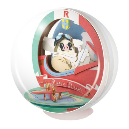 Loisirs créatifs - Théâtre de papier sphère Marco - Porco Rosso Loisirs créatifs - Théâtre de papier sphère Marco - Porco Rosso