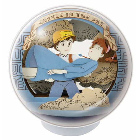Loisirs créatifs - Théâtre de papier sphère Sheeta & Pazu - Le Château dans le ciel Loisirs créatifs - Théâtre de papier sphère Sheeta & Pazu - Le Château dans le ciel