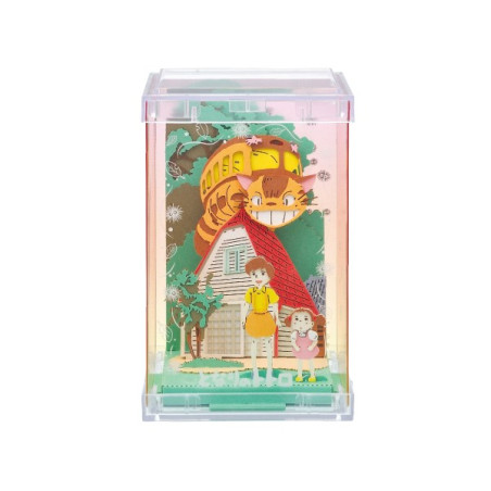 Loisirs créatifs - Théâtre de papier Cube Merci Chatbus- Mon Voisin Totoro