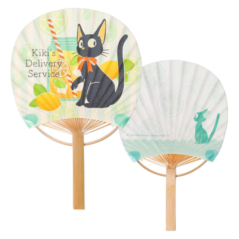 Accessories - Bamboo Fan & Letter Set Jiji with Lemon - Kiki's Delivery Service