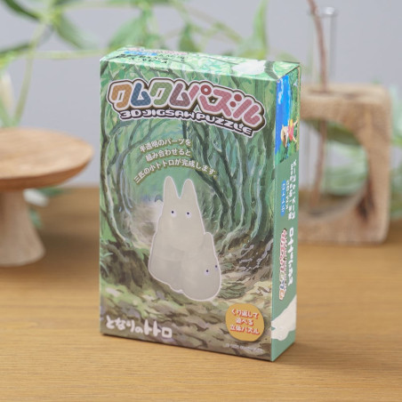 Puzzle - Figurine Kumukumu Totoro Blanc - Mon Voisin Totoro