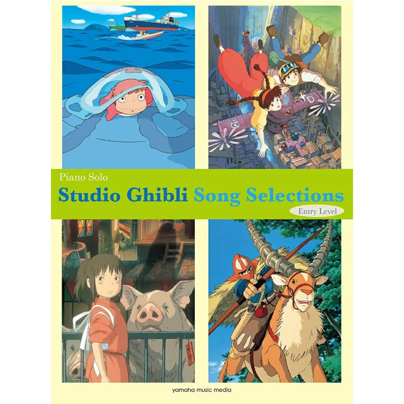 Música - Partitura para principiantes - Selección Studio Ghibli - Piano solo