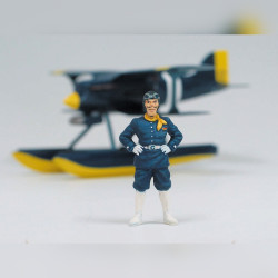 Models - Model Kit Curtiss R3C-0 Seaplane + fig. Curtis 1/48 - Porco Rosso