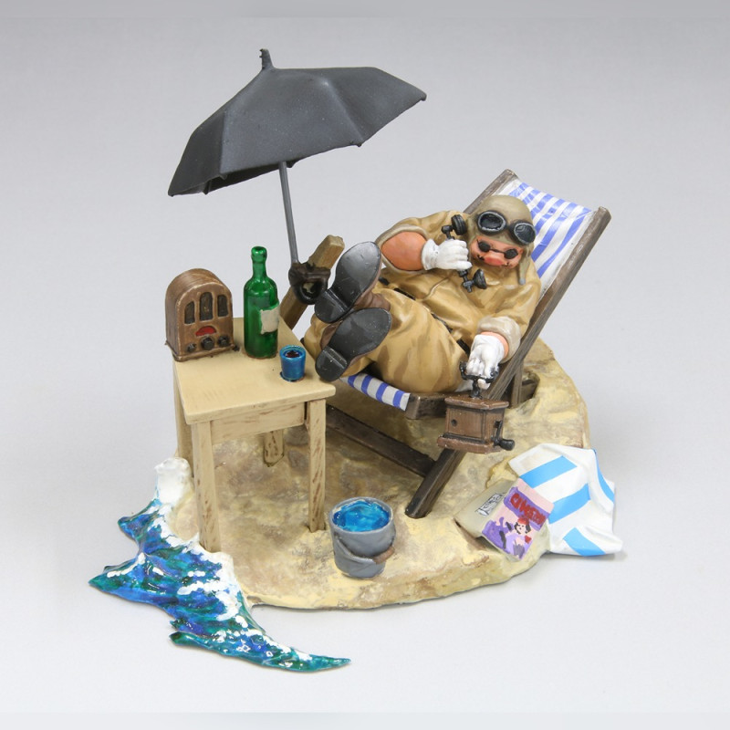 Models - Model Kit 1/48 To paint Porco In His Hideout - Porco Rosso