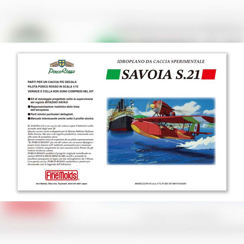 Models - Model Kit Savoia S.21 Hydravion Prototype 1/72 - Porco Rosso