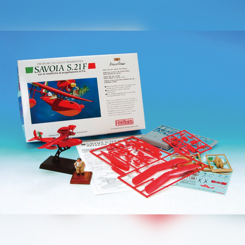Models - Model Kit Savoia S.21F Version 2 + fig. Porco 1/72 - Porco Rosso