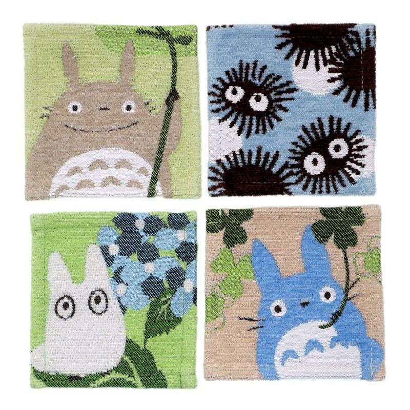 Cocina y vajilla - Surtido De 4 Posavasos Totoro En Colores Pastel - Mi vecino Totoro