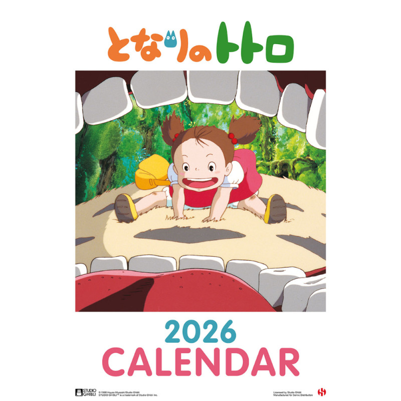 Schedule diaries and Calendars - Totoro 2026 Calendar - English version