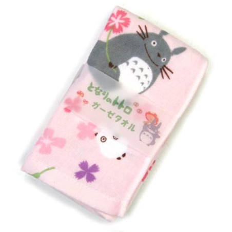 Household linen - Totoro Floral Imabari Cotton Gauze Towel 34x80cm – My Neighbor Totoro