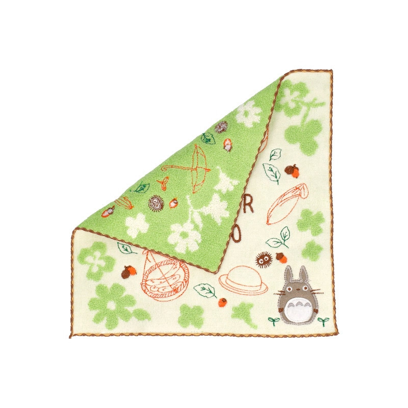 Ropa de hogar - Mini toalla de algodón Recuerdos de Totoro 25x25cm - Mon Voisin