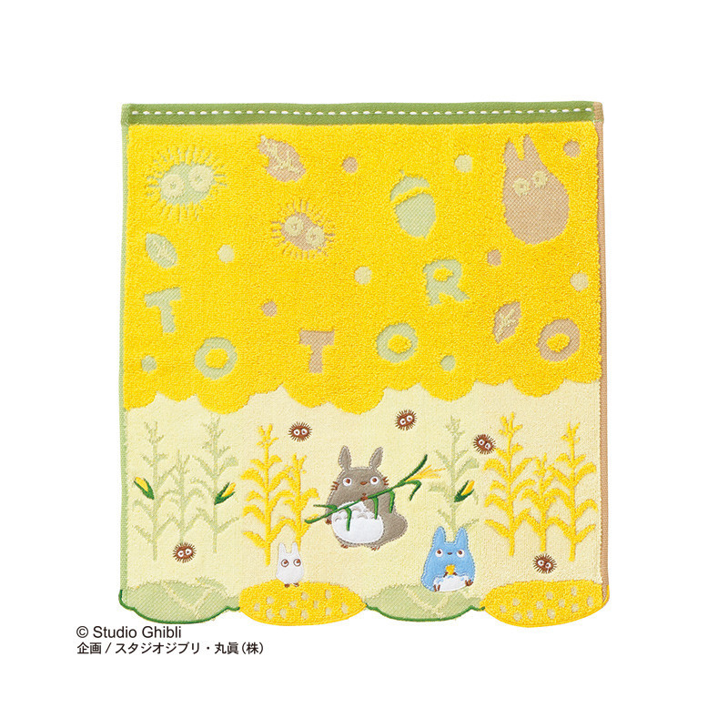Ropa de hogar - Servilleta de algodón Maíz y Totoro 34x35cm - Mi vecino Totoro