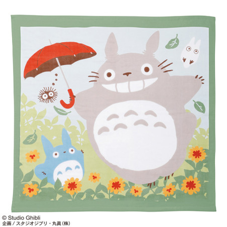 Household linen - Totoro with Totoro Gauze Cotton Towel 90x90cm – My Neighbor Totoro