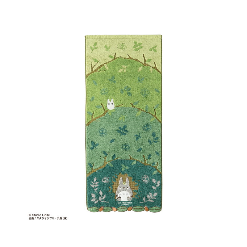 Household linen - Totoro Forest Tunnel Cotton Towel 60x120cm – My Neighbor Totoro