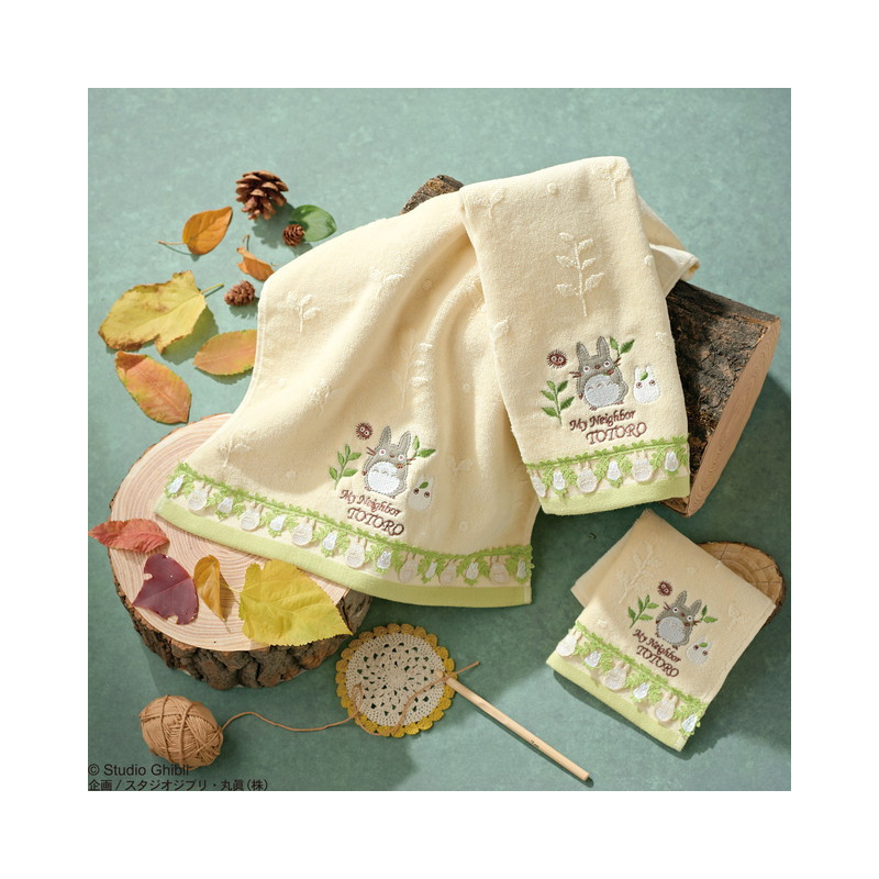 Ropa de hogar - Toalla de algodón Totoro Dentelle 25x25cm - Mi vecino Totoro