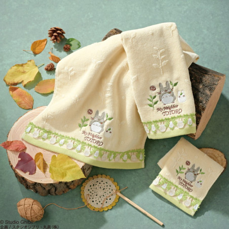 Household linen - Totoro Lace Cotton Towel 34x80cm – My Neighbor Totoro
